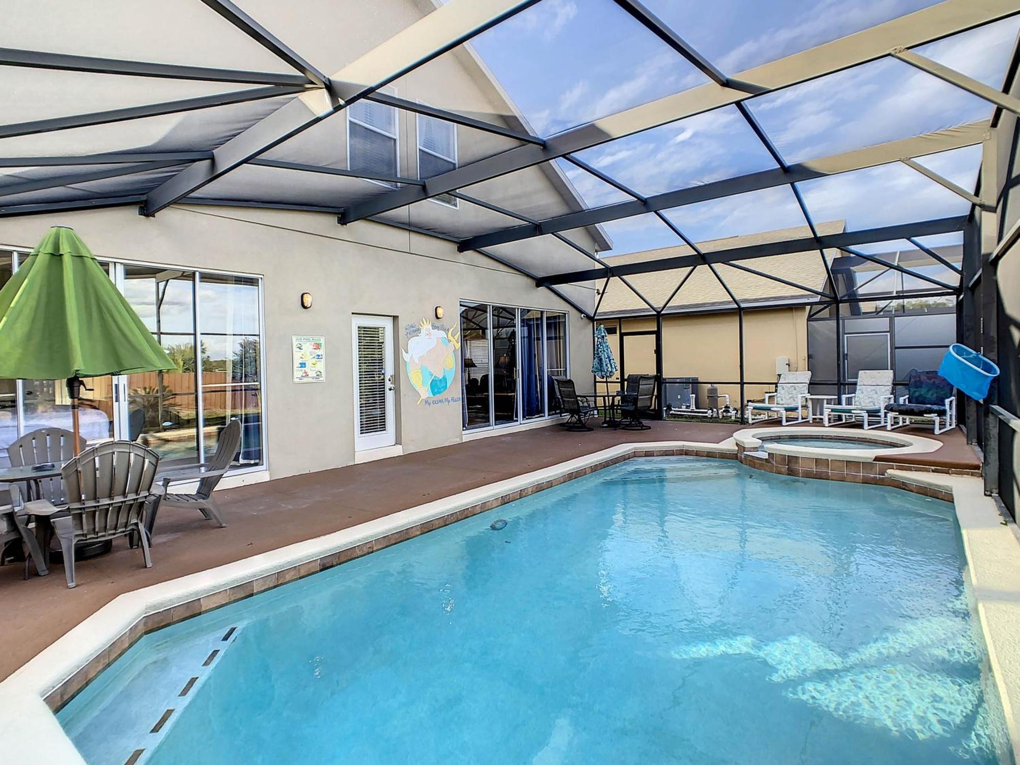 Triton Vacation Pool Home Near Disney Орландо Экстерьер фото